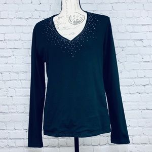 Faded Glory long sleeve dress shirt size L